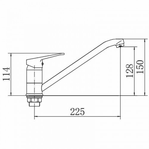Смеситель для кухни Fashun A4913 цвет Хром