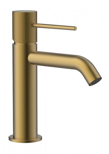 Смеситель для раковины AltroBagno Bilancia 0142 BG цвет Золото матовое