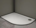 Душевой поддон из искусственного камня Veconi Tezeo 100x80 L TZ11L-10080A-01-19C3 Белый