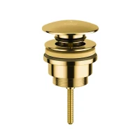 Донный клапан AltroBagno PU 070218U BG click-clack цвет Золото матовое