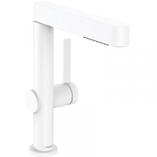 Смеситель для раковины Hansgrohe Finoris 76063700 Белый матовый латунь