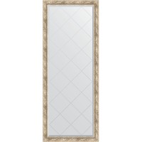Зеркало Evoform Exclusive-G Floor 198х78 BY 6304 с гравировкой в багетной раме - Прованс с плетением 70 мм стекло