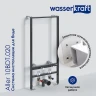 Инсталляция WasserKRAFT Aller 10BDT.020 для биде с крепежом нержавеющая сталь