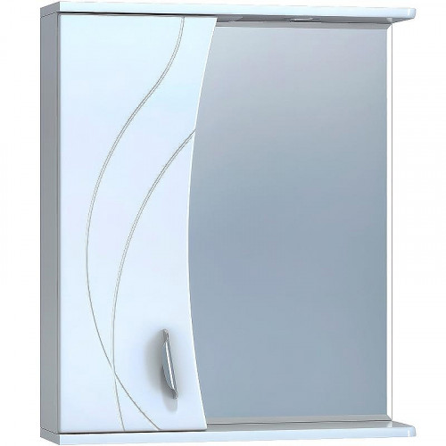 Зеркало со шкафом Vigo Faina 60 L z.FAI.60.L.El с подсветкой Белое