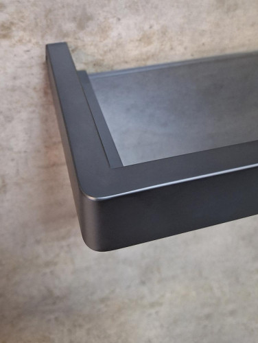 Стеклянная полка AltroBagno Aperto 082801 MB цвет Черный матовый