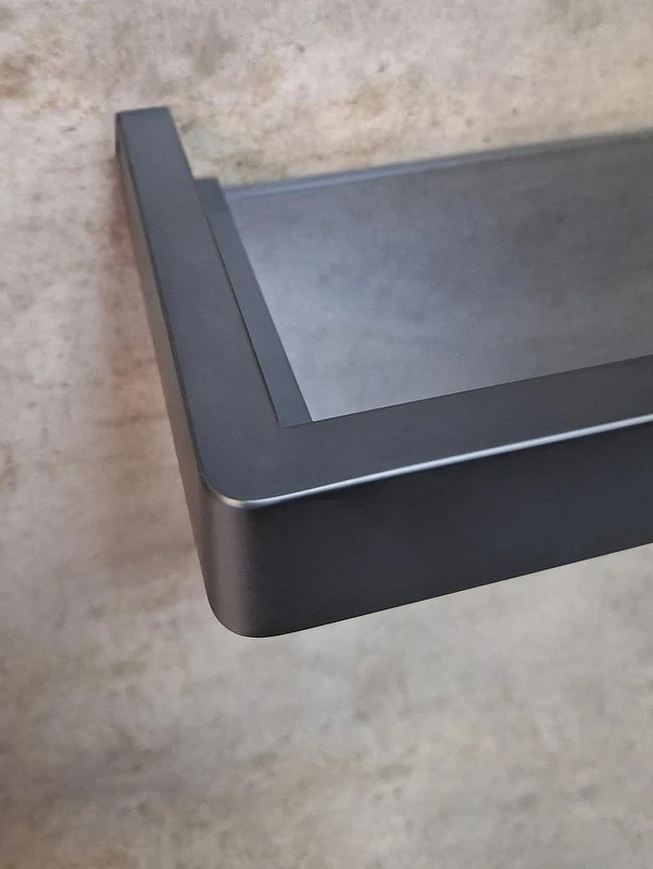 Стеклянная полка AltroBagno Aperto 082801 MB цвет Черный матовый
