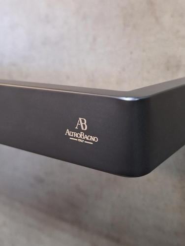 Стеклянная полка AltroBagno Aperto 082801 MB цвет Черный матовый