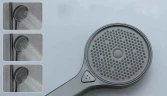 Душевая система Gappo G2495-79 с термостатом Оружейная сталь латунь на стену