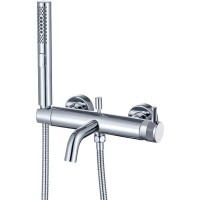 Смеситель для ванны Allen Brau Priority 5.31D10-00 Хром латунь на стену