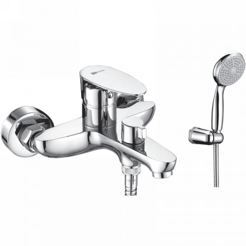 Смеситель для ванны Lemark Nero LM0214C Хром латунь на стену