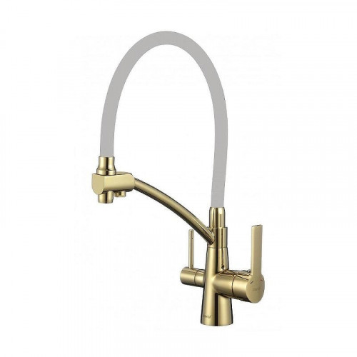 Смеситель для кухни Savol S-L1805B-04 цвет Золото Серый