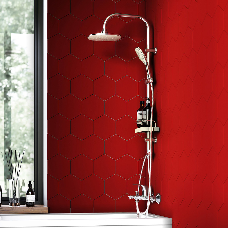 Душевая система Dorff Prime D0740000 Хром латунь на стену