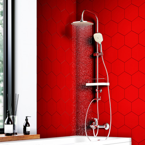 Душевая система Dorff Prime D0740000 Хром латунь на стену