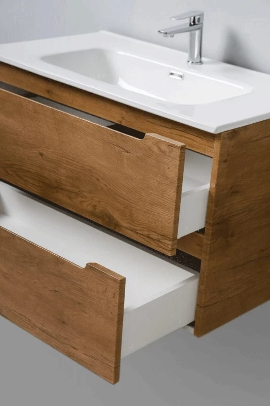 Тумба под раковину BelBagno ETNA 39-800/390-2C-SO-RN-P подвесная Rovere Nature МДФ / ЛДСП