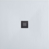 Душевой поддон из искусственного камня Allen Brau Priority 100x80 8.31003-21 Белый камень