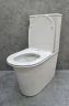 Унитаз компакт CeramaLux 1222-1A Белый глянцевый с бачком и сиденьем Микролифт