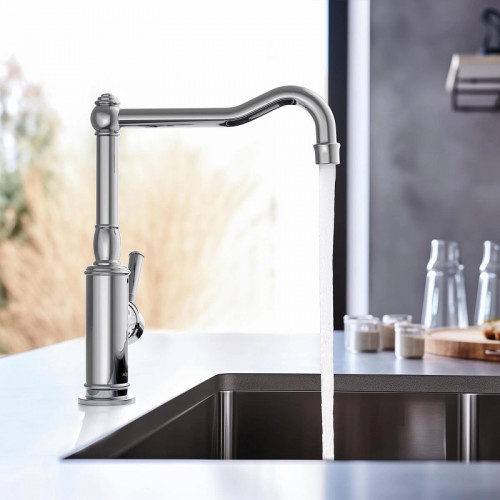 Смеситель для кухни Aquatek Классик AQ1580CR Хром латунь