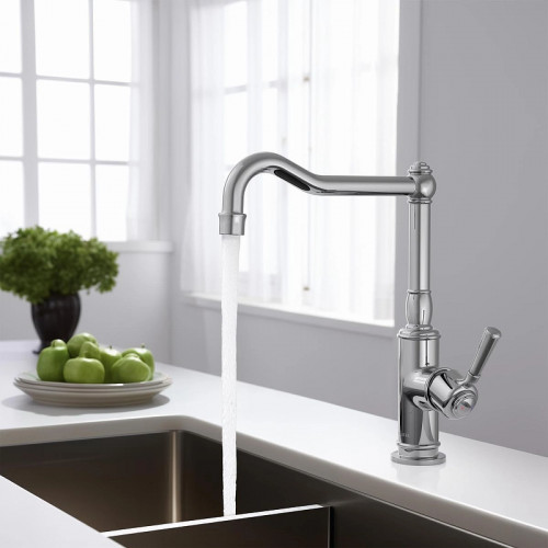 Смеситель для кухни Aquatek Классик AQ1580CR Хром латунь