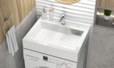 Раковина Azario Etna 60 CS00078303 на стиральную машину Белая искусственный камень (литьевой мрамор) подвесная, на стиральную машину