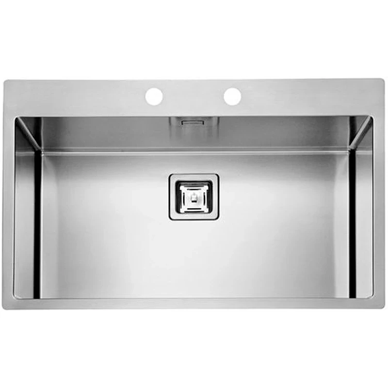 Кухонная мойка Alveus Stylux 40 BRS-90 790x510 1084292 Брашированная сталь