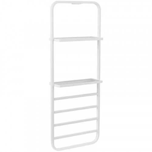 Электрический полотенцесушитель Black&amp;White Universe N-337W 40х101 337WN с полкой Белый матовый нержавеющая сталь