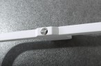 Электрический полотенцесушитель Black&White Universe N-337W 40х101 337WN с полкой Белый матовый нержавеющая сталь