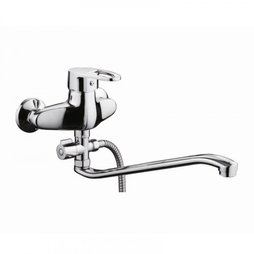 Смеситель для ванны D-Lin D140452-6 универсальный цвет  Хром