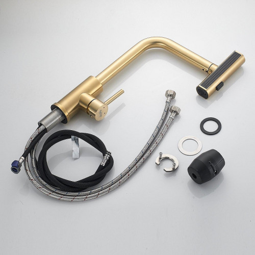 Смеситель для кухни Raffine F203G цвет Золотой сатин