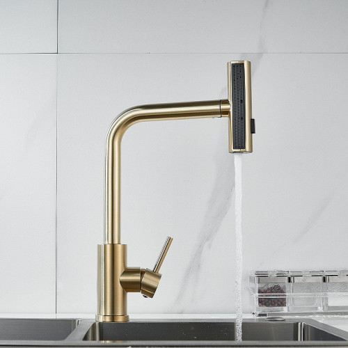Смеситель для кухни Raffine F203G цвет Золотой сатин