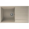 Кухонная мойка Ulgran Quartz Prima 850-03 Десерт искусственный камень (литьевой мрамор) встраиваемый