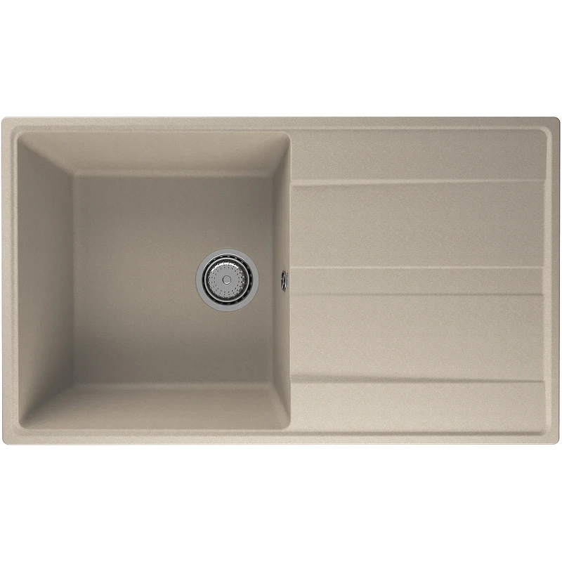 Кухонная мойка Ulgran Quartz Prima 850-03 Десерт искусственный камень (литьевой мрамор) встраиваемый