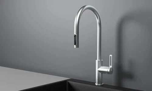 Смеситель для кухни Granula 8168 цвет Нержавеющая сталь