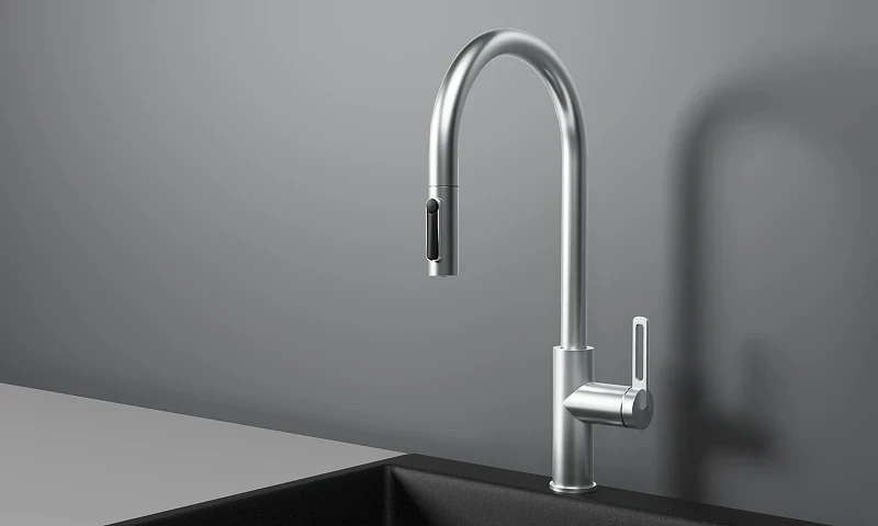 Смеситель для кухни Granula 8168 цвет Нержавеющая сталь