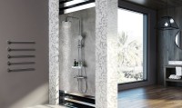 Душевая система Lemark Tropic LM7010C с термостатом Хром латунь на стену