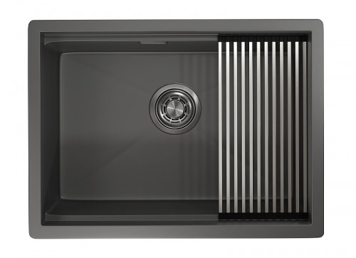 Кухонная мойка Granula Kitchen Space 60 6045U цвет Графит матовый
