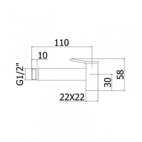 Гигиенический душ со смесителем Paffoni KITDUP112CR цвет Хром