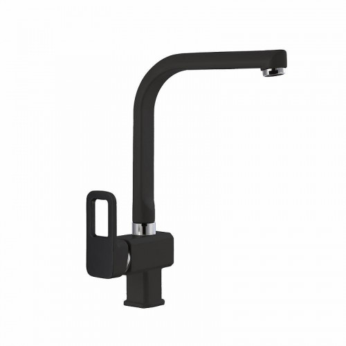 Смеситель для кухни D-Lin D155366-A цвет  Черный матовый