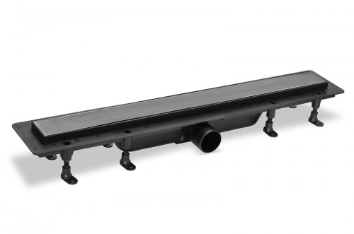 Душевой лоток PlastBrno DESIGN 4 61 SZA955M с решеткой цвет Графит