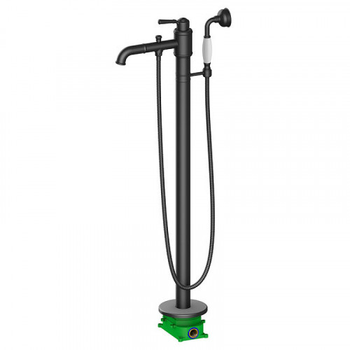 Смеситель для ванны Timo Arisa 5300/03Y-CR Черный на пол