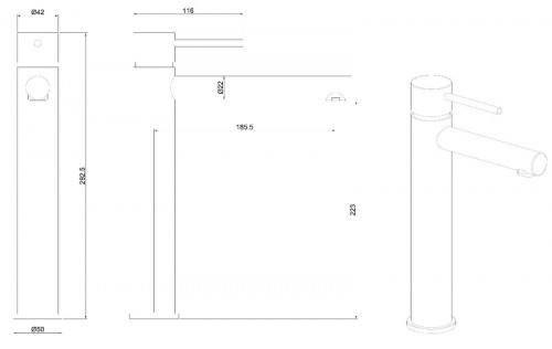 Смеситель для раковины Allen Brau Glority 5.51002-00 Хром латунь