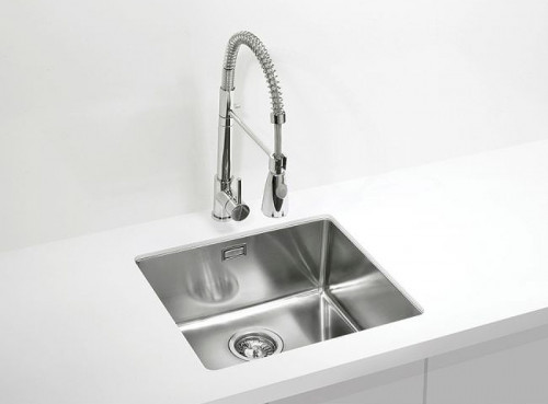 Кухонная мойка Alveus Kombino 40 SAT-90 450x400x195 1100236 Сатинированная сталь нержавеющая сталь встраиваемый