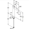 Смеситель для раковины Kludi Bozz 38286N576 цвет Никель брашированный