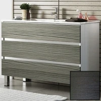 Тумба с раковиной SanVit Авеню-3 120 kavenu3120 с фактурой под дерево Венге МДФ / ЛДСП