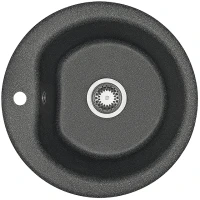Кухонная мойка Aquaton Мида 51 1A712732MD210 Графит искусственный камень (литьевой мрамор) встраиваемый