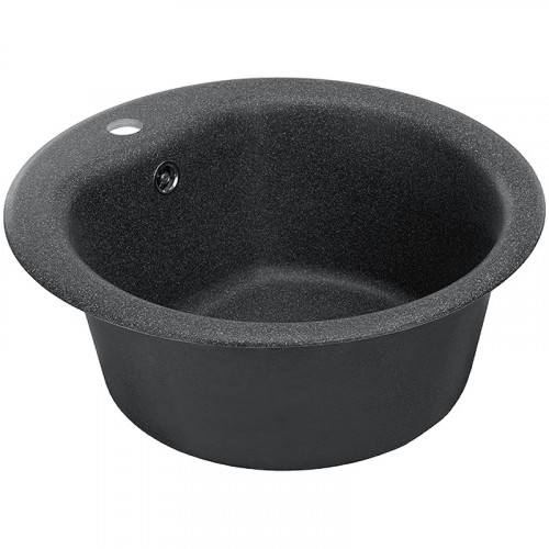 Кухонная мойка Aquaton Мида 51 1A712732MD210 Графит искусственный камень (литьевой мрамор) встраиваемый