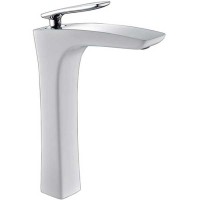Смеситель для раковины Timo Helmi 4011/00-16F Хром Белый на столешницу