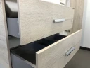 Тумба с раковиной Comforty Парма 80 00004143491 подвесная Дуб дымчатый МДФ / ЛДСП