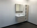 Тумба с раковиной Comforty Парма 80 00004143491 подвесная Дуб дымчатый МДФ / ЛДСП