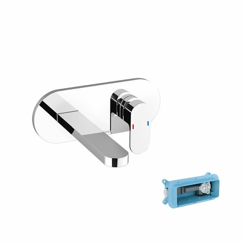 Смеситель для раковины Ravak Chrome CR 019.00 X070093 Хром латунь встраиваемый