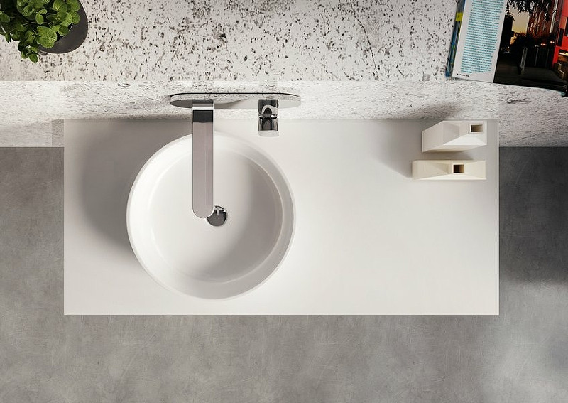 Смеситель для раковины Ravak Chrome CR 019.00 X070093 Хром латунь встраиваемый